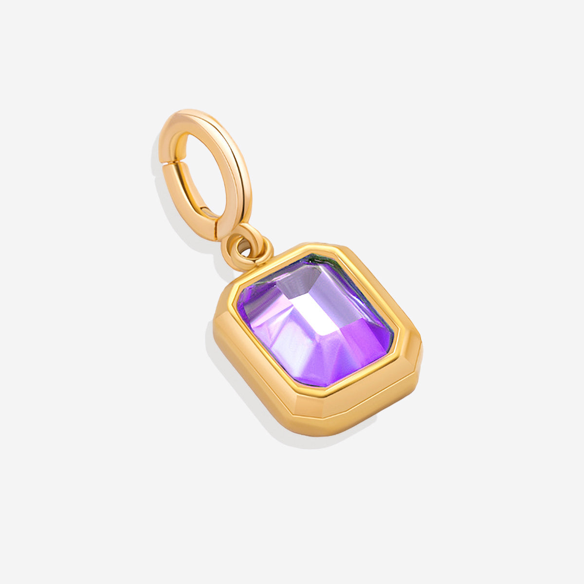 Baguette Birthstone Charm