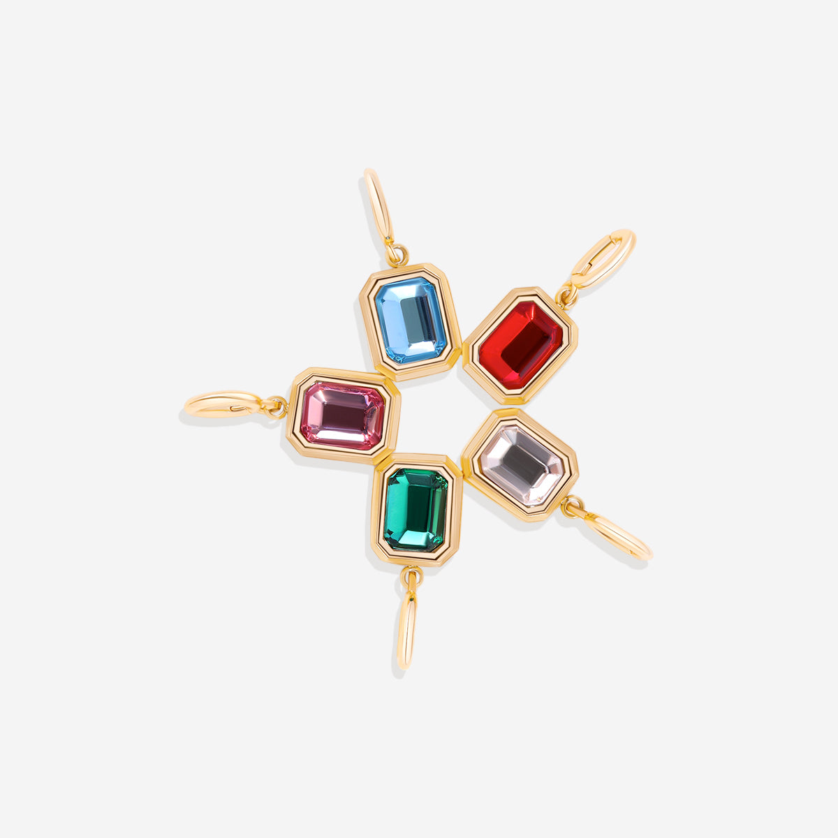 Baguette Birthstone Charm