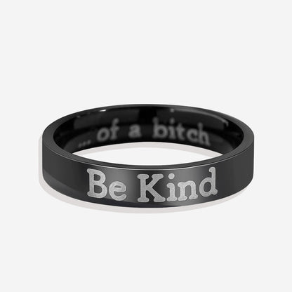 Be Kind Mantra Ring