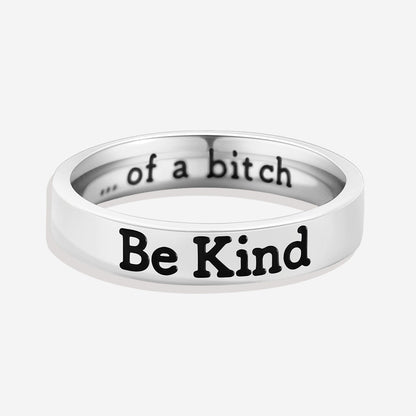 Be Kind Mantra Ring