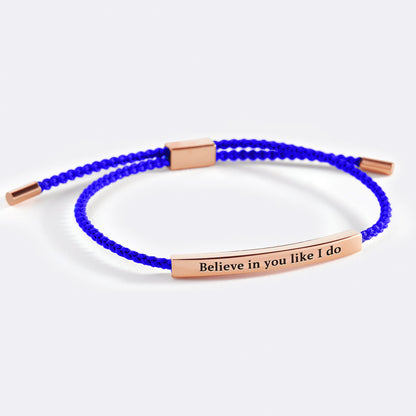 Believe in You Like I Do Inspire Bracelet