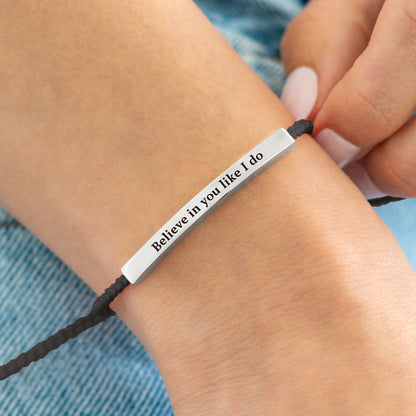 Believe in You Like I Do Inspire Bracelet