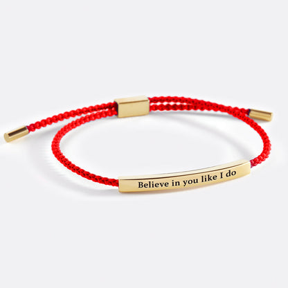 Believe in You Like I Do Inspire Bracelet