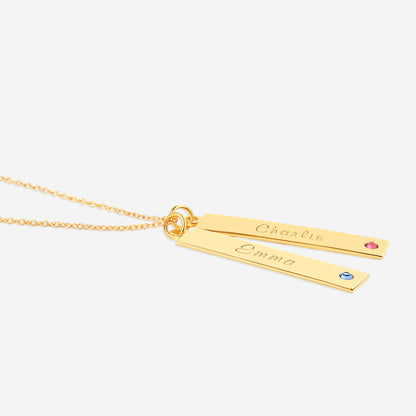 Birthstone Bar Necklace