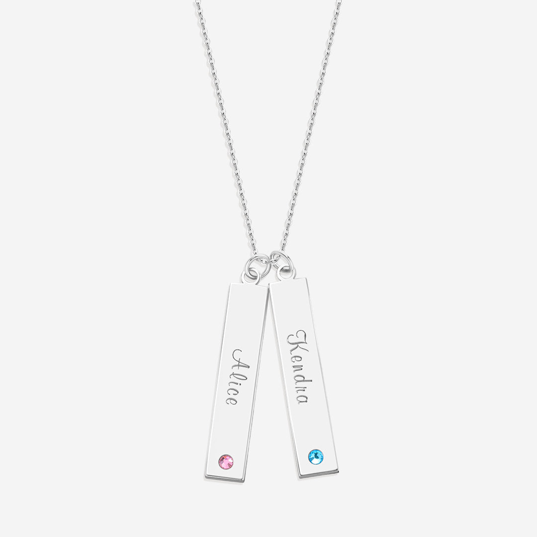 Birthstone Bar Necklace