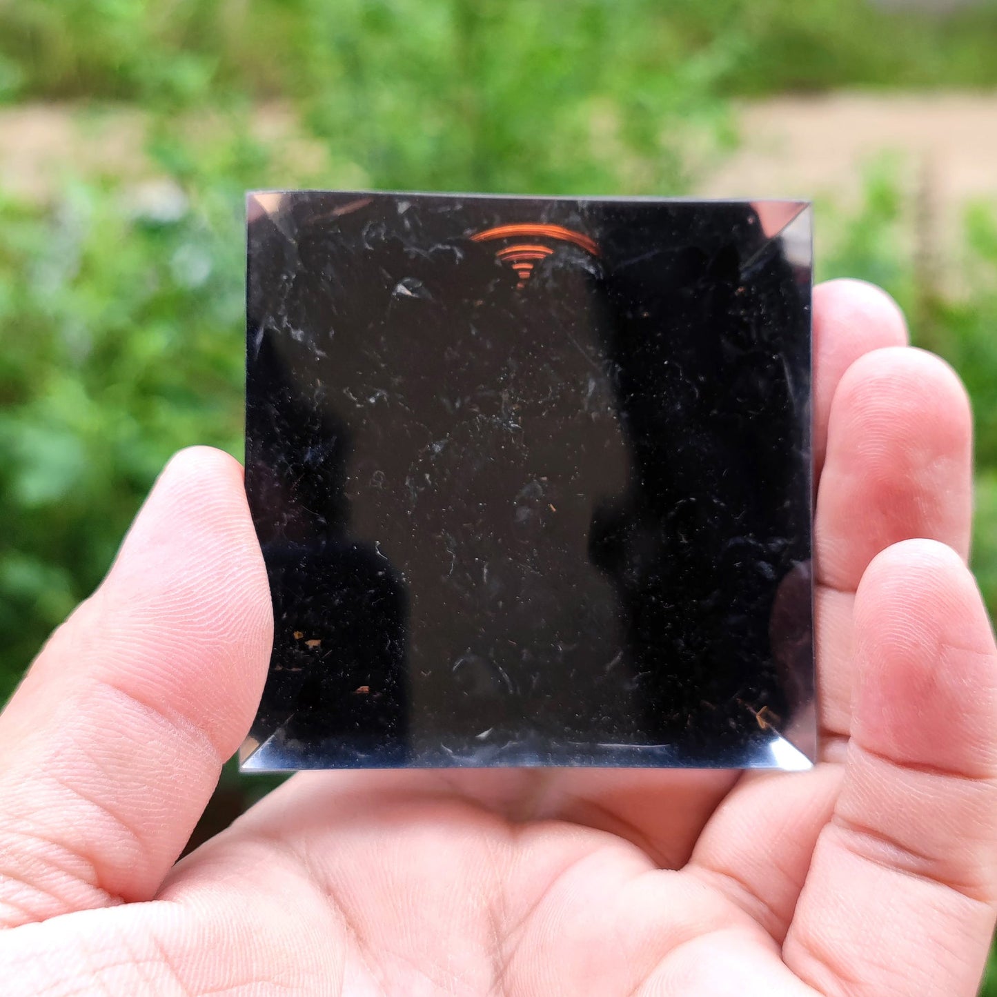 Black Tourmaline Orgone Protection Pyramid