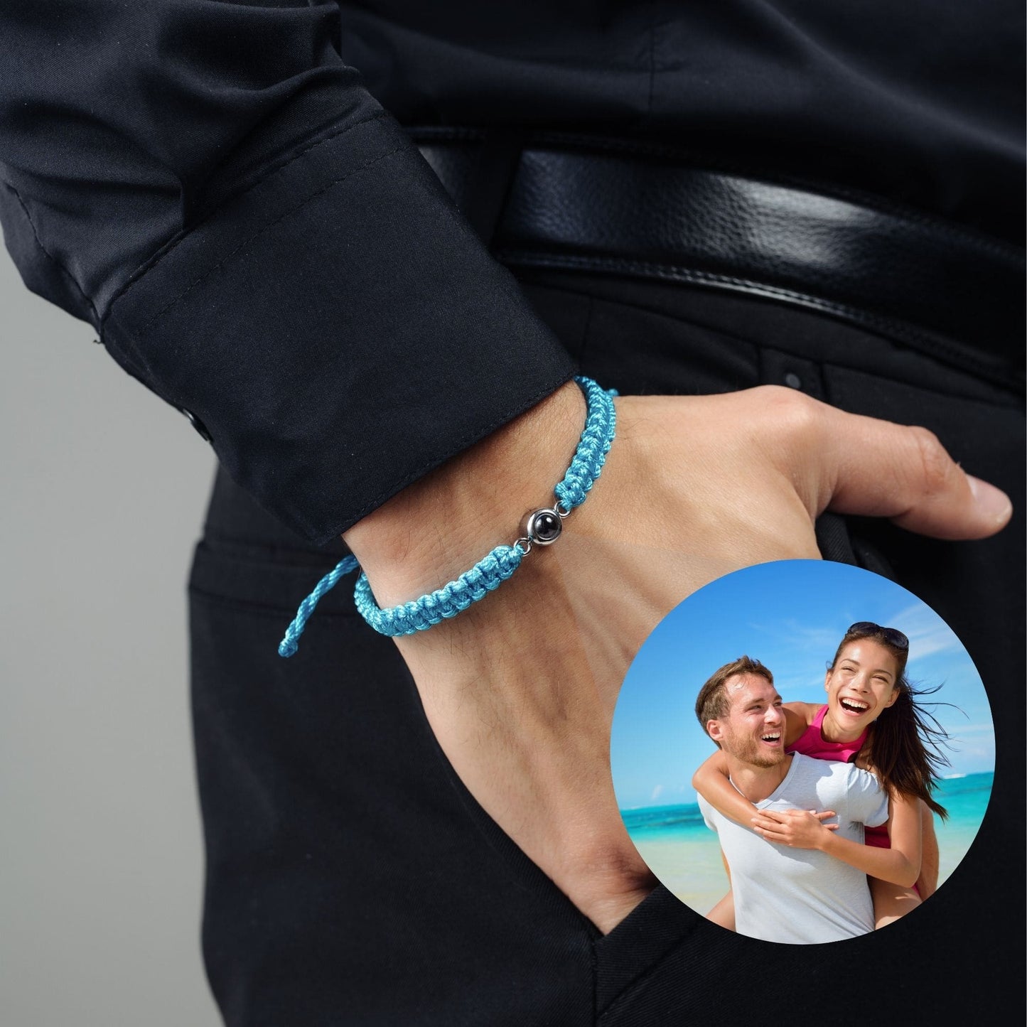 Man Photo Bracelet