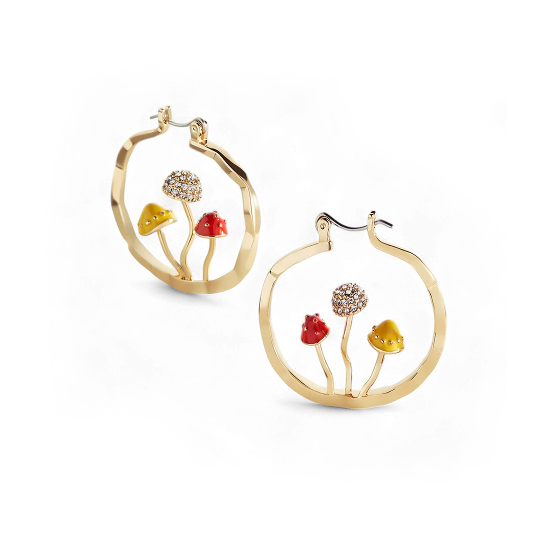 Boho Mushroom Earrings