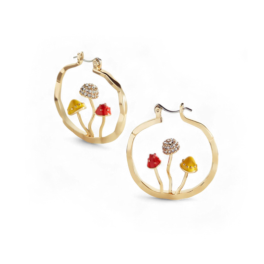 Boho Mushroom Earrings