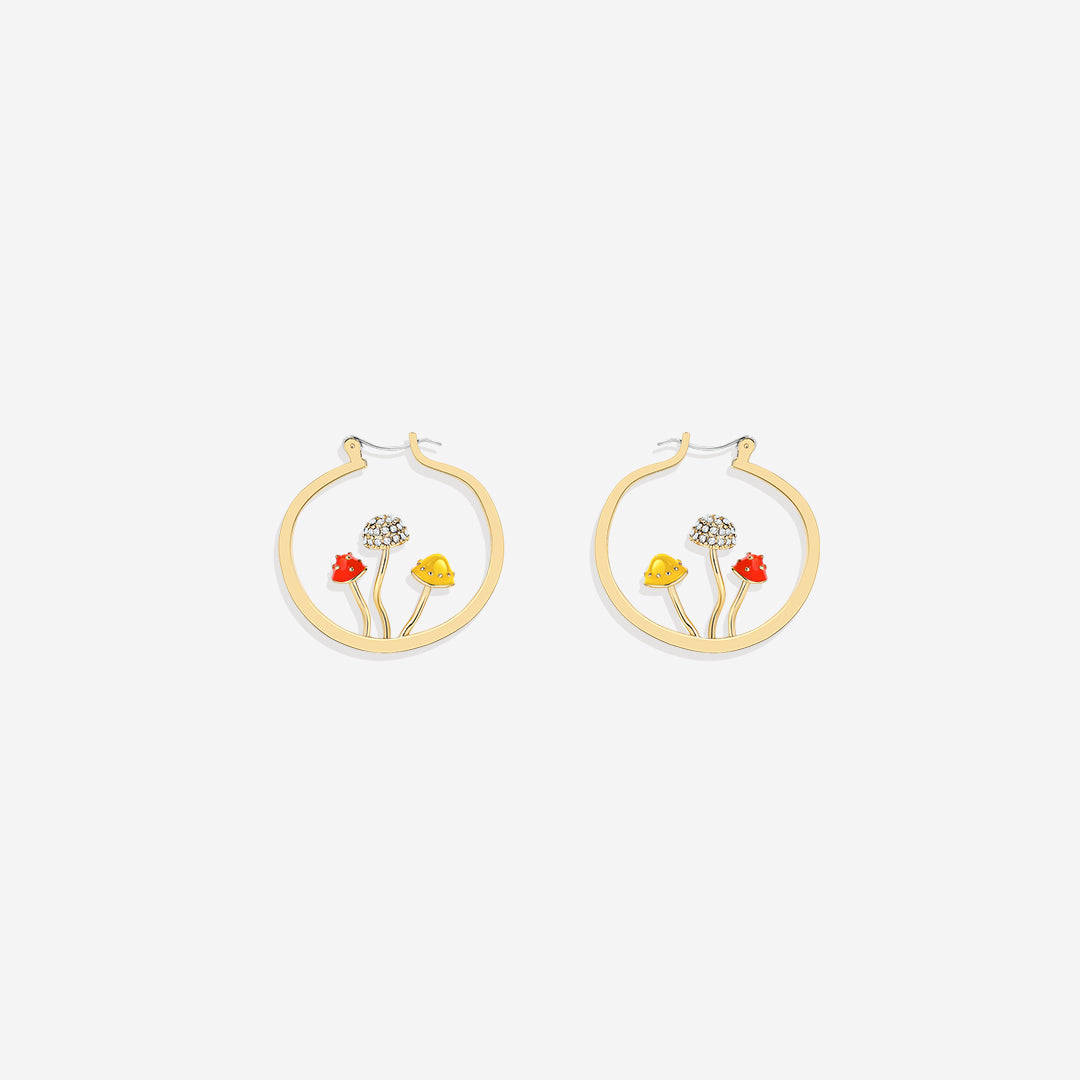 Boho Mushroom Earrings