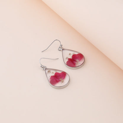 Pressed Flower Earrings