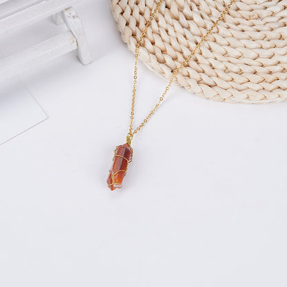 Carnelian Necklace - Boost Vitality, Creativity, Self-Confidence