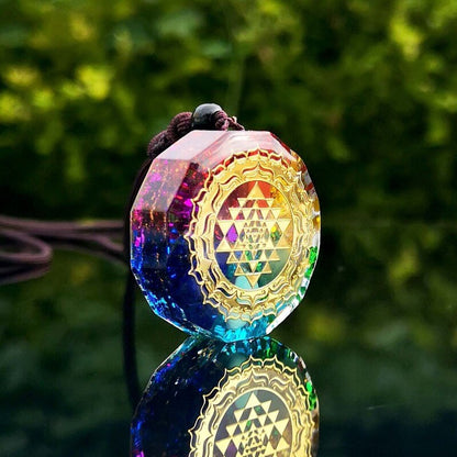 Chakra Orgonite Necklace - Balances Orgone Energy & EMF Protection