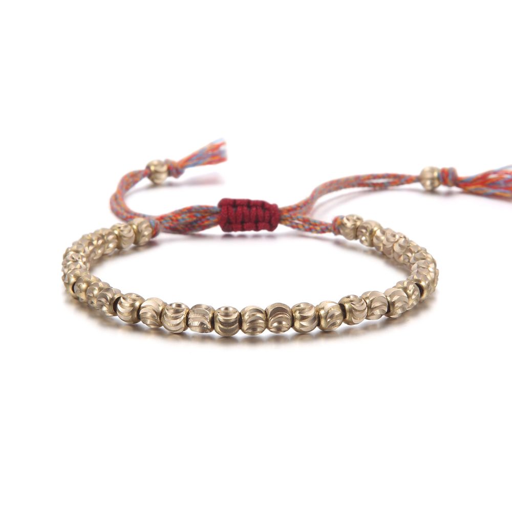 Copper Beads Tibetan Bracelet - Healing & Balance