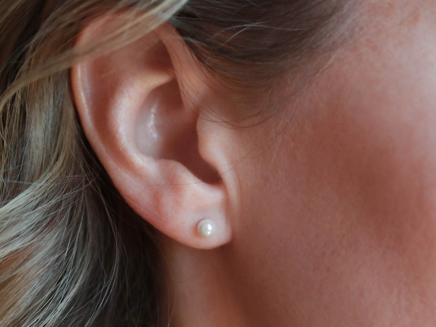 Pearl Stud Earrings