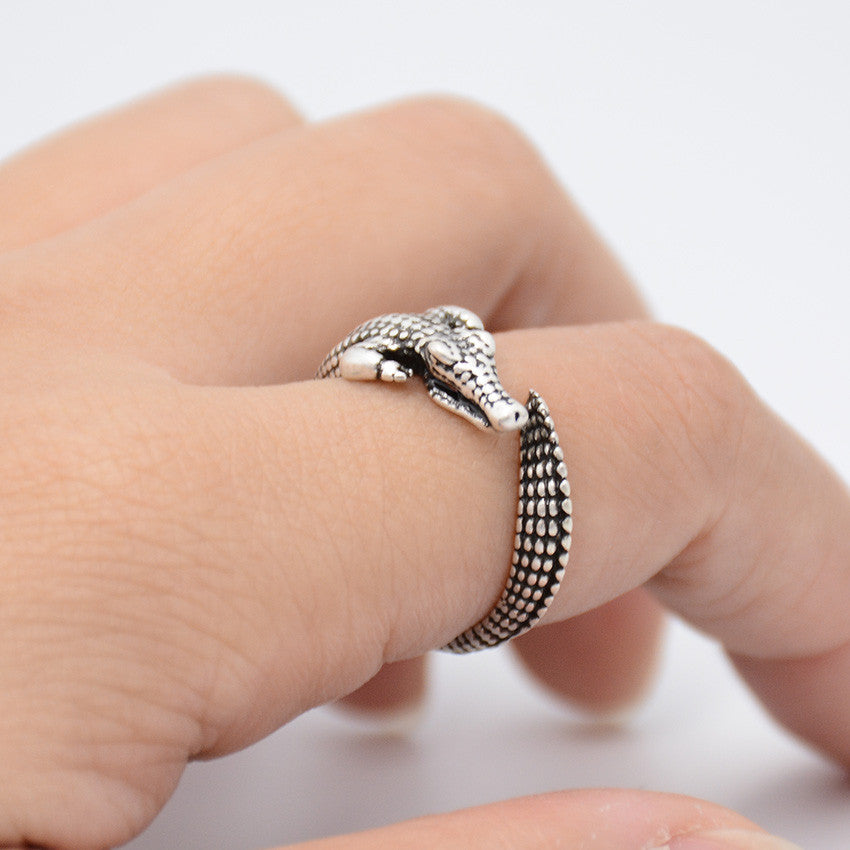 Crocodile Wrap Ring