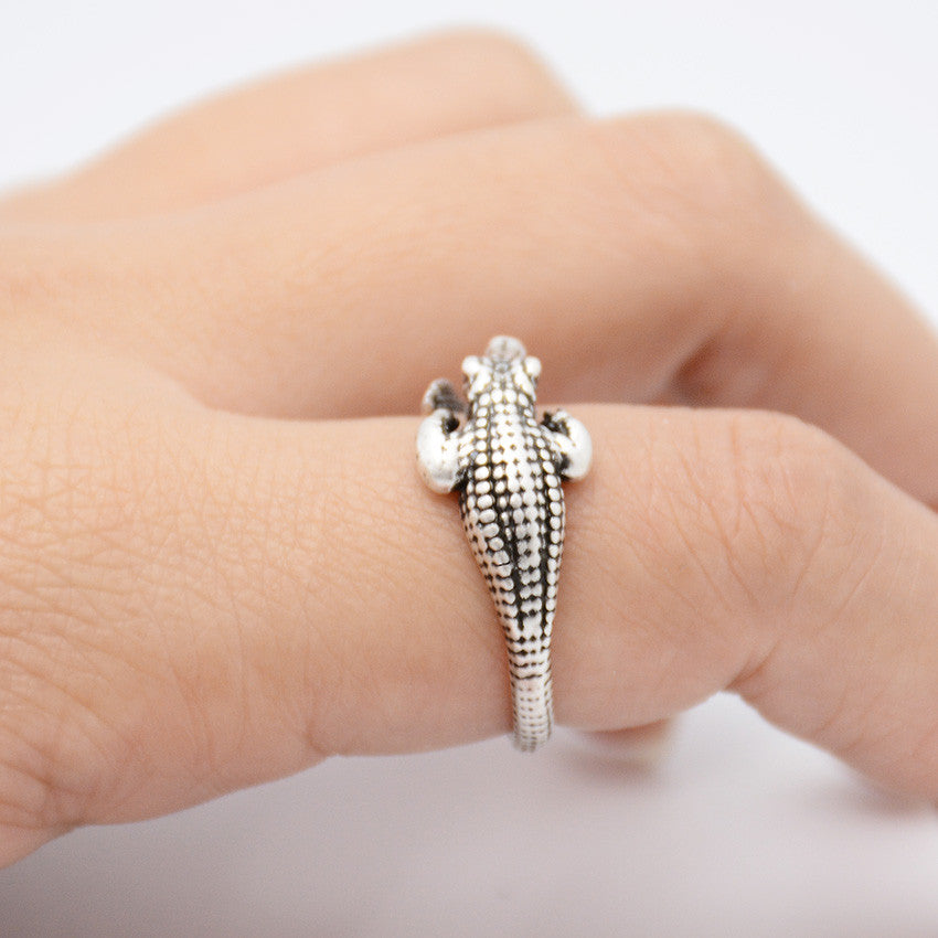 Crocodile Wrap Ring