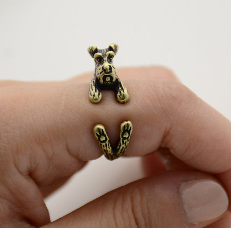 Schnauzer Wrap Ring