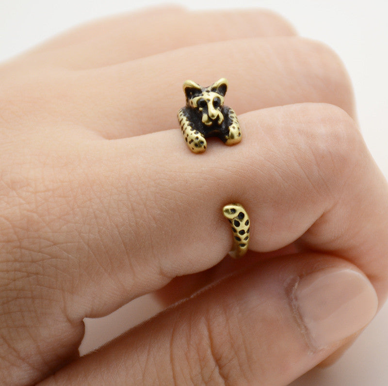 Leopard Wrap Ring