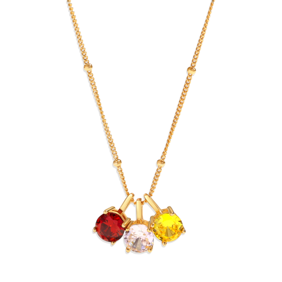 Dainty Birthstone Pendant Necklace