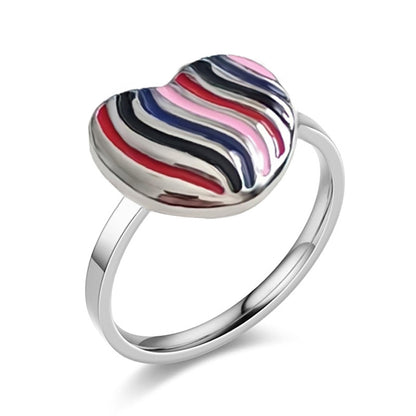 Enamel Lollipop Ring