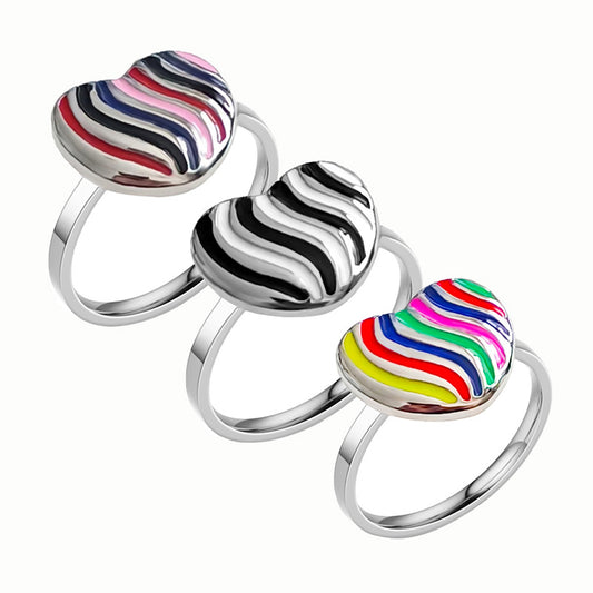 Enamel Lollipop Ring