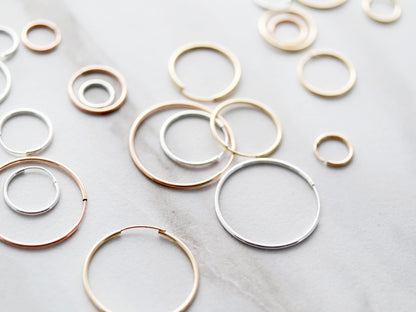 Endless Hoop Earrings