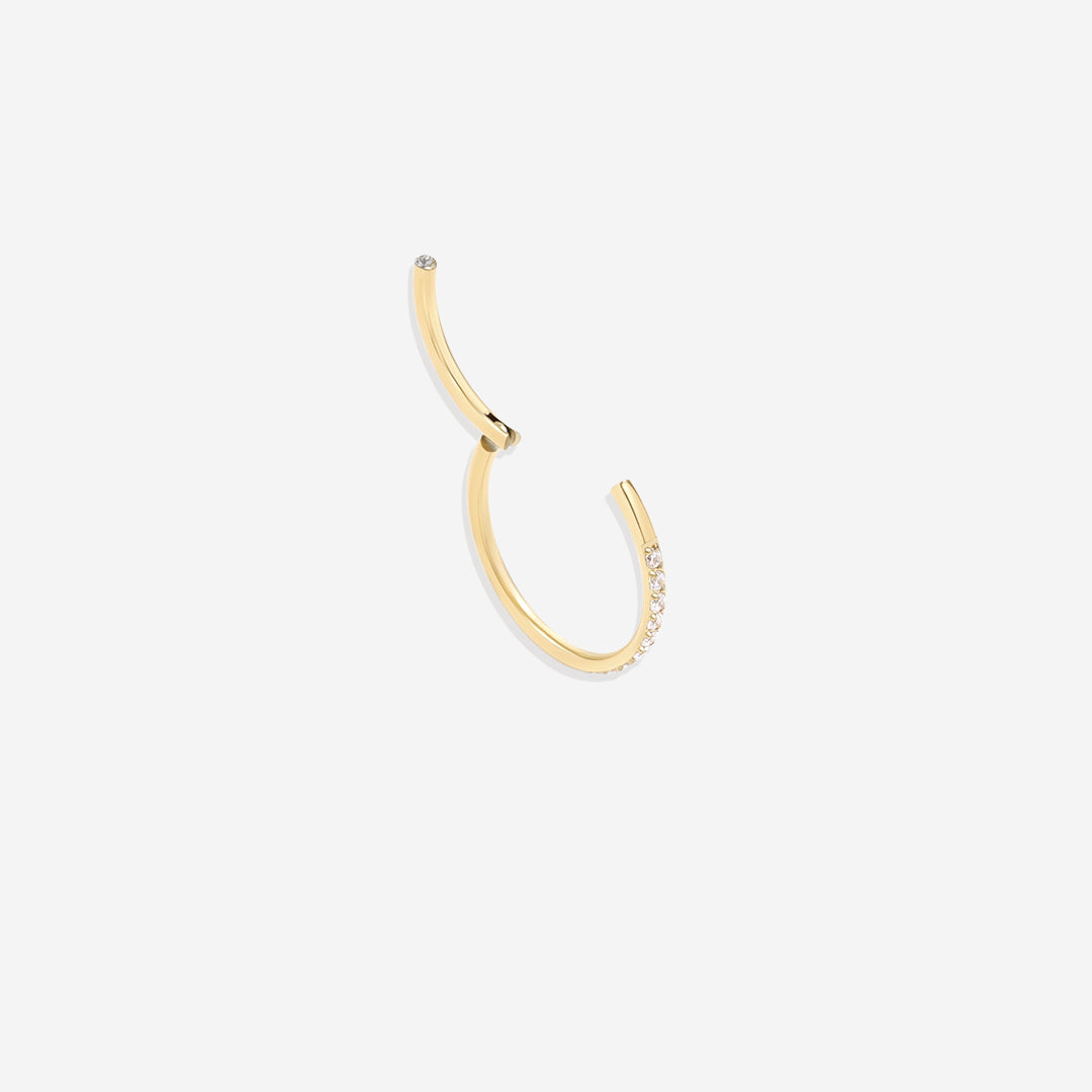 Eternity Crystal Cartilage Hoops | 16g