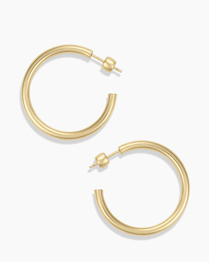 14k Gold Carter Hoops