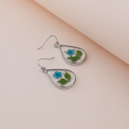 Pressed Flower Earrings