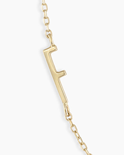 14k Gold Alphabet Necklace