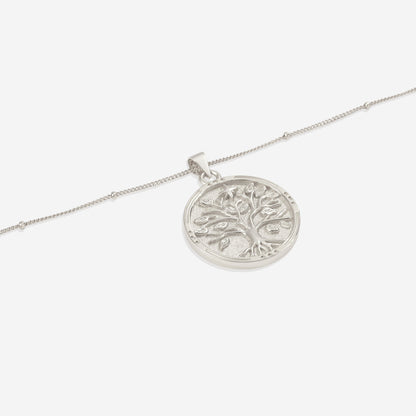 Tree of Life Vermeil Coin Pendant Necklace