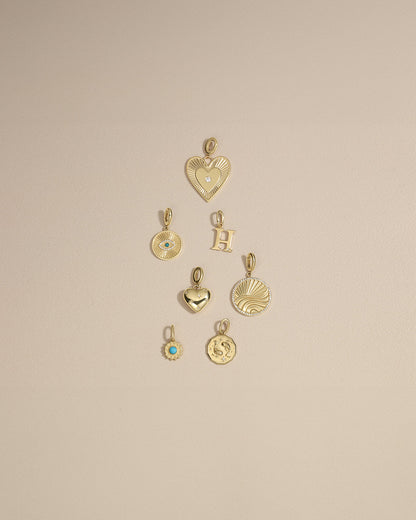 14k Gold Palm Charm