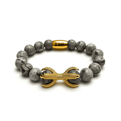 Gold Viking & Grey Stones