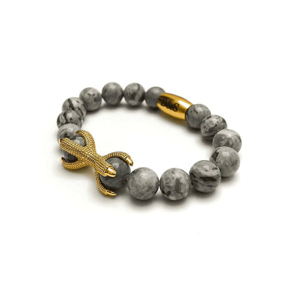 Gold Viking & Grey Stones