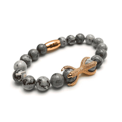 Rose Gold Viking & Grey Stones