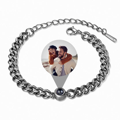 Steel Photo Bracelet