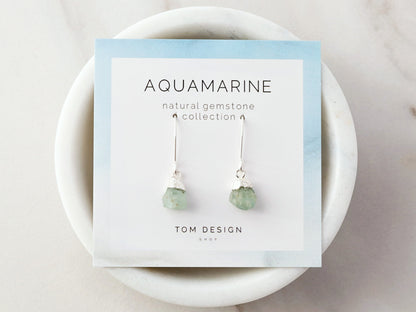 Gemstone Threader Earrings