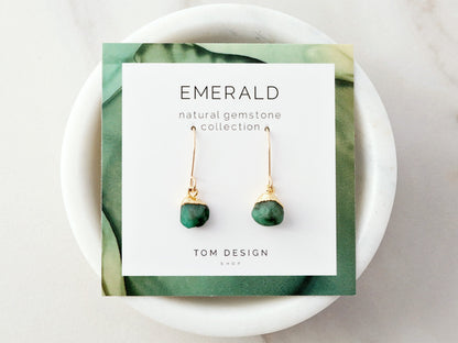 Gemstone Threader Earrings