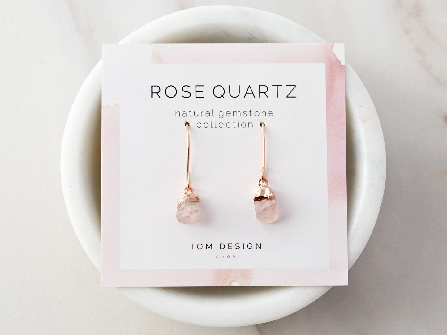 Gemstone Threader Earrings