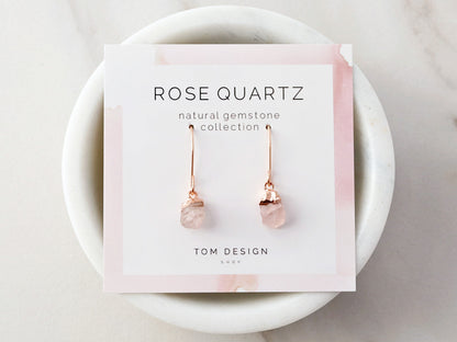 Gemstone Threader Earrings