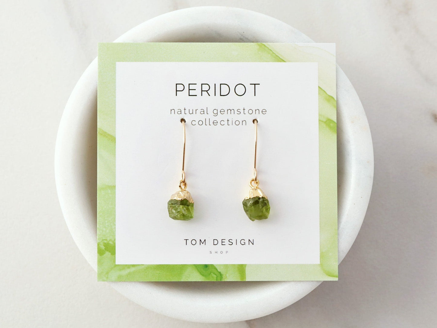 Gemstone Threader Earrings