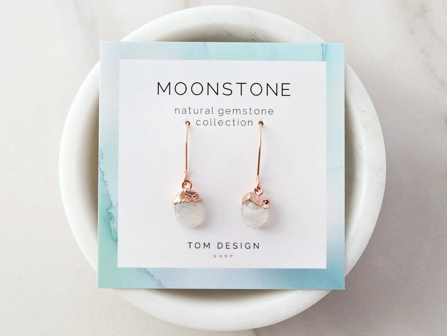 Gemstone Threader Earrings