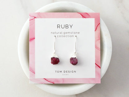 Gemstone Threader Earrings