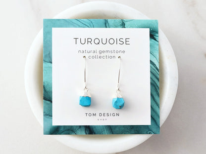 Gemstone Threader Earrings