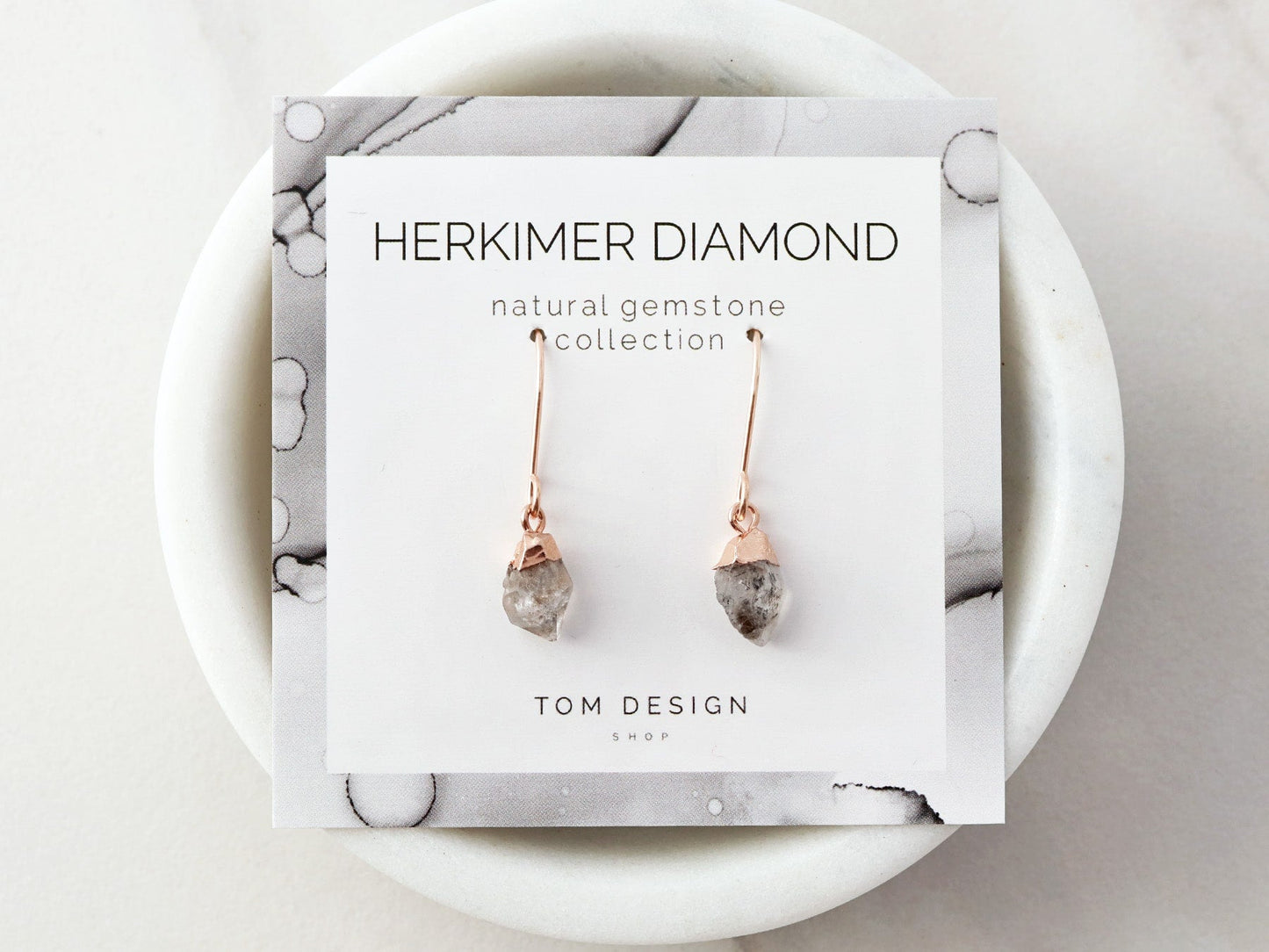 Gemstone Threader Earrings