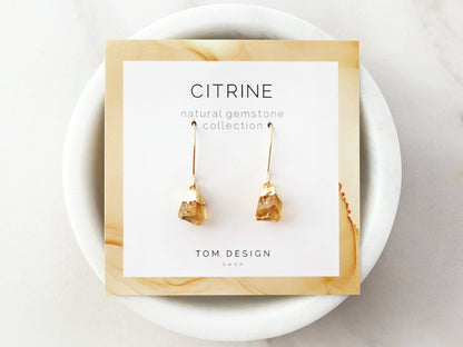 Gemstone Threader Earrings