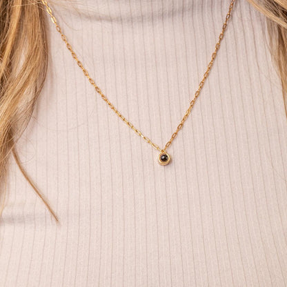 Eternity's Paperclip Photo Necklace