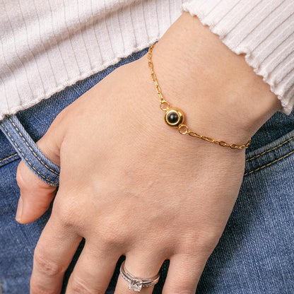 Eternity's Paperclip Photo Bracelet