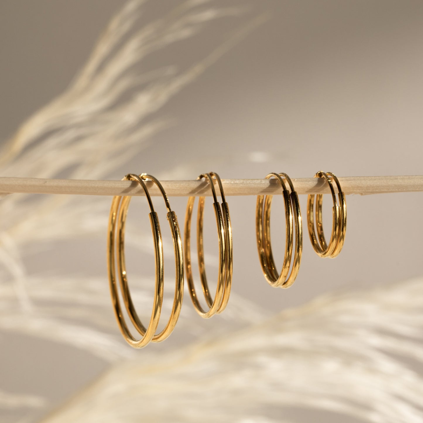 Endless Thin Hoops Set